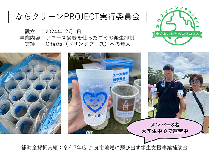 ならクリーンPROJECT実行委員会